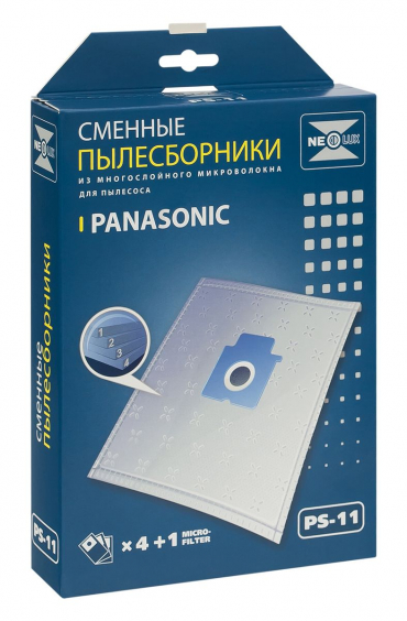Комплект сменных мешков Пылесоса UNIVERSAL PS-11 ( 4+1 микрофильтр )